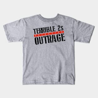 Terrible 2s: Selective Outrage Kids T-Shirt